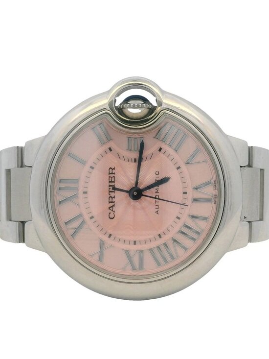 Cartier Ballon Bleu 711042UX 3489 36mm Pink Dial Stainless Steel Watch main image 4